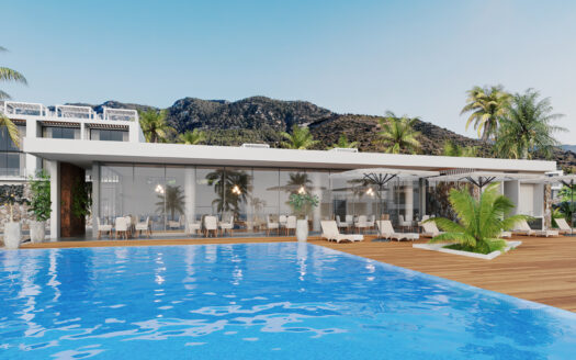 Beachfront apartments for sale in North Cyprus, Tatlisu region