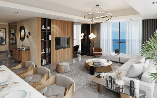 Seafront magnificent project with hotel concept in Long Beach, Iskele in North Cyprus
