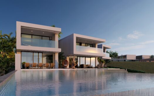 Beachfront luxurious villas with a private pool and unstoppable sea view in North Cyprus, Çatalköy, Kyrenia