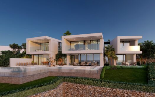 Beachfront luxurious villas with a private pool and unstoppable sea view in North Cyprus, Çatalköy, Kyrenia