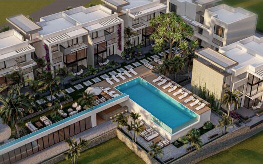 Seafront suburb 1 & 2 bedroom townhouse apartments for sale in Northern Cyprus, Esentepe