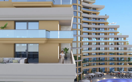 Luxurious new project with unstoppable sea view in Long Beach, North Cyprus