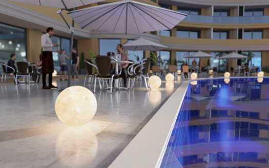Luxurious new project with unstoppable sea view in Long Beach, North Cyprus