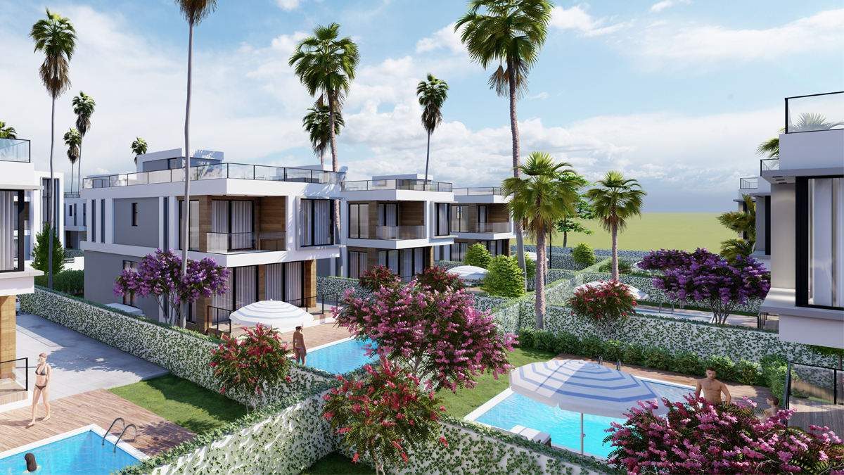 Fantastic beachfront villas for sale in North Cyprus - Properties in Cyprus