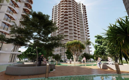 Luxury apartments just a few steps from the beach in Boğaz region of İskele, North Cyprus