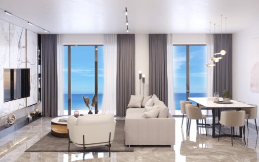 Luxury beachfront apartments for sale in Gaziveren, North Cyprus