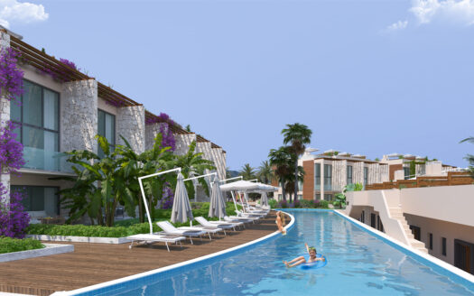 1- and 2-bedroom beachfront apartments within walking distance to the beach in Esentepe, North Cyprus