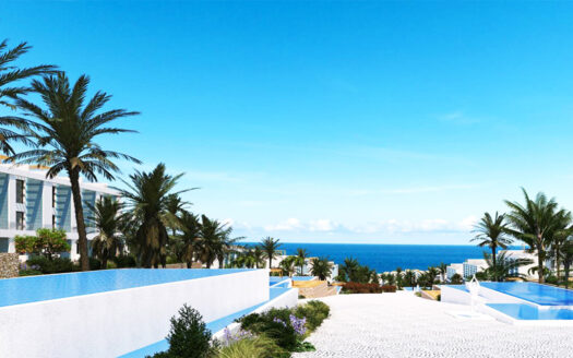 Largest project with studios and loft penthouse units for sale in Esentepe, Northern Cyprus