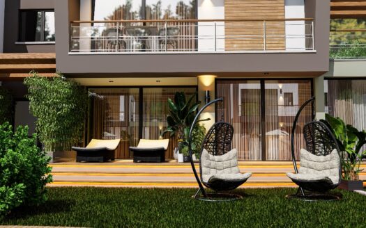 Brand-new 2-bedroom apartments for sale in Ötüken Iskele, North Cyprus