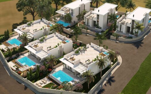 Luxury new project with 3-bedroom bungalows in North Cyprus, Esentepe